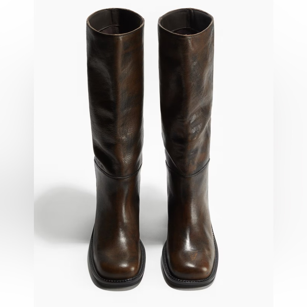 H&M Premium Selection LEATHER BOOTS
